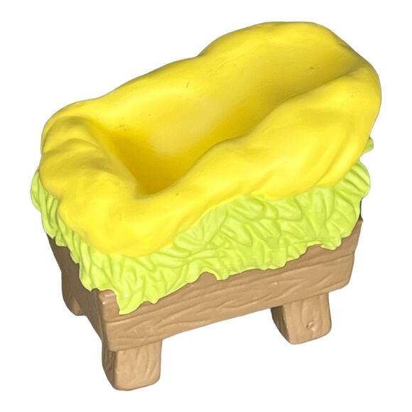 House of Lloyd Barn Manger BED FOR JESUS BABY Childs 1st Nativity Set PVC Toy - Picture 2 of 4